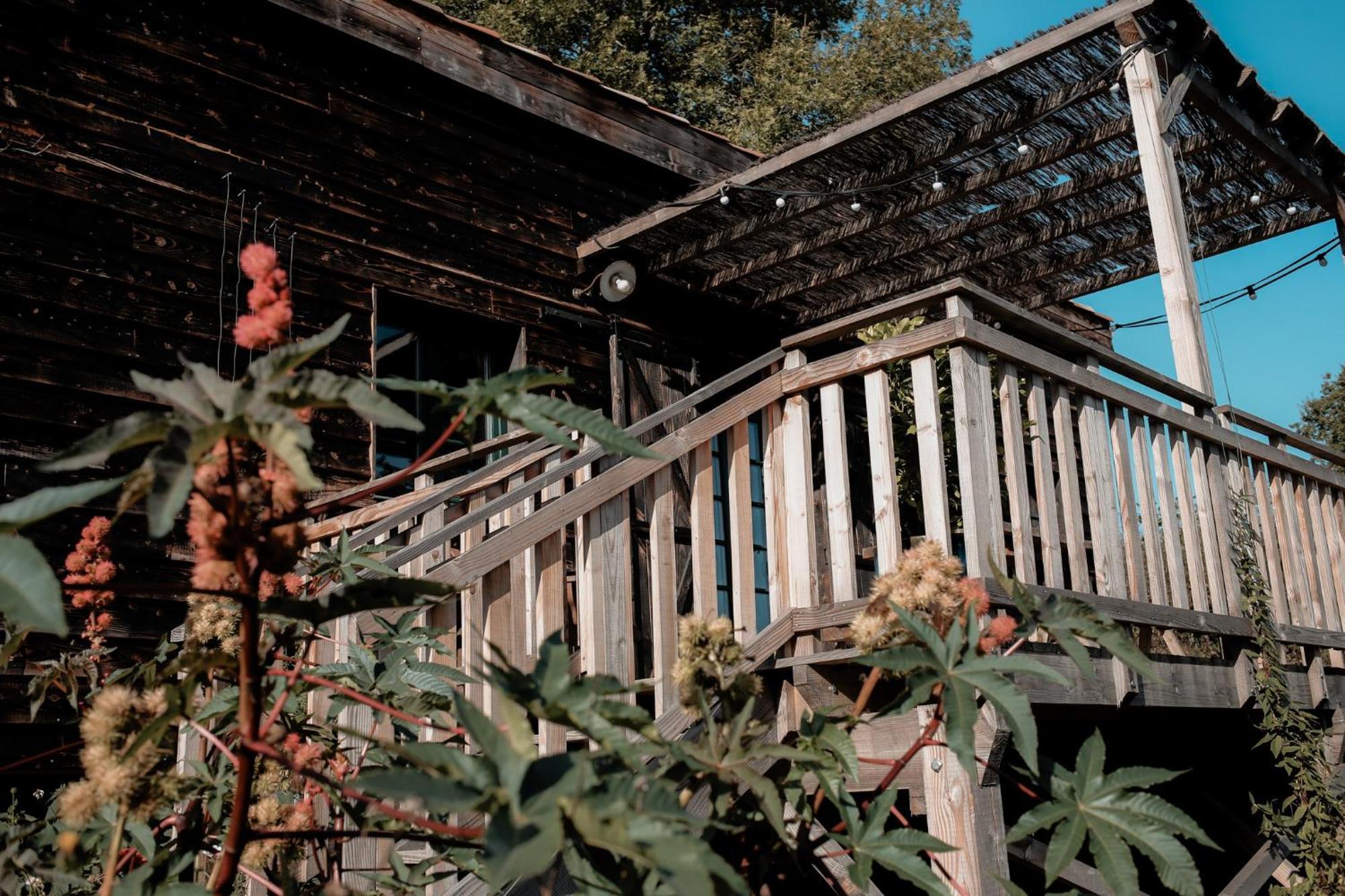 La Ferme Du Pont De Maumy, Cabane Au Bord De L'Etang Et Bain Nordique Busserolles Εξωτερικό φωτογραφία